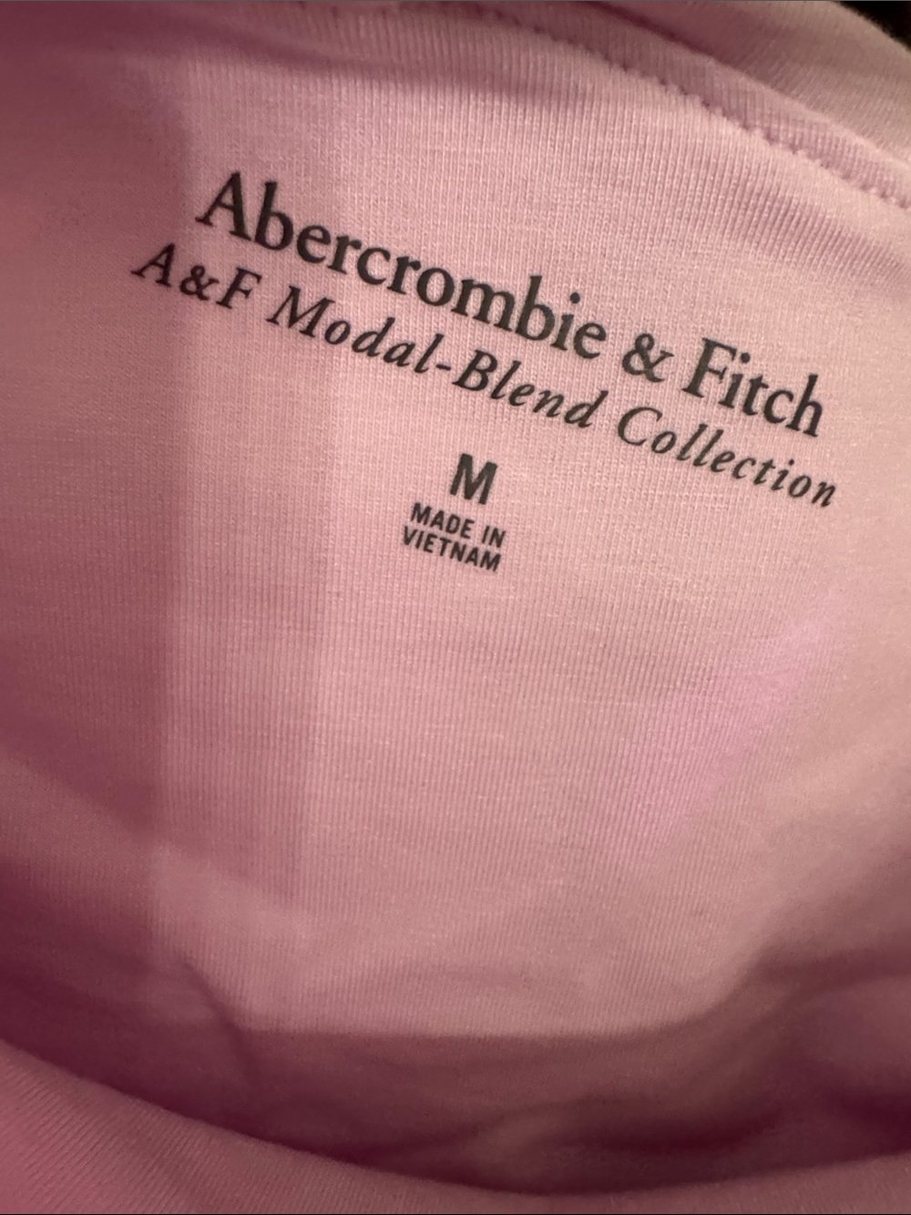 Abercrombie & Fitch One-Shoulder Blush Pink Top - Picture 4 of 5